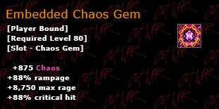 Embedded Chaos Gem