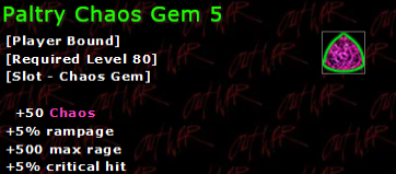 Paltry Chaos Gem 5