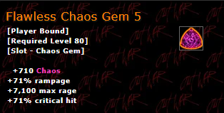 Flawless Chaos Gem 5